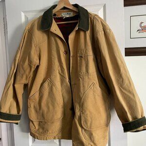 RARE Vintage 80s LL Bean Barn Coat with Wool Liner